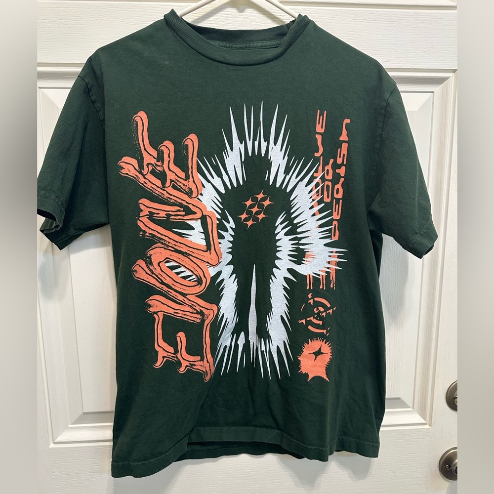 MNML Dark Green Graphic Tee